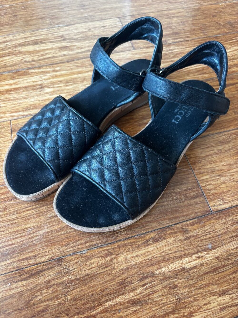 Black italian sandals Sesto Meucci